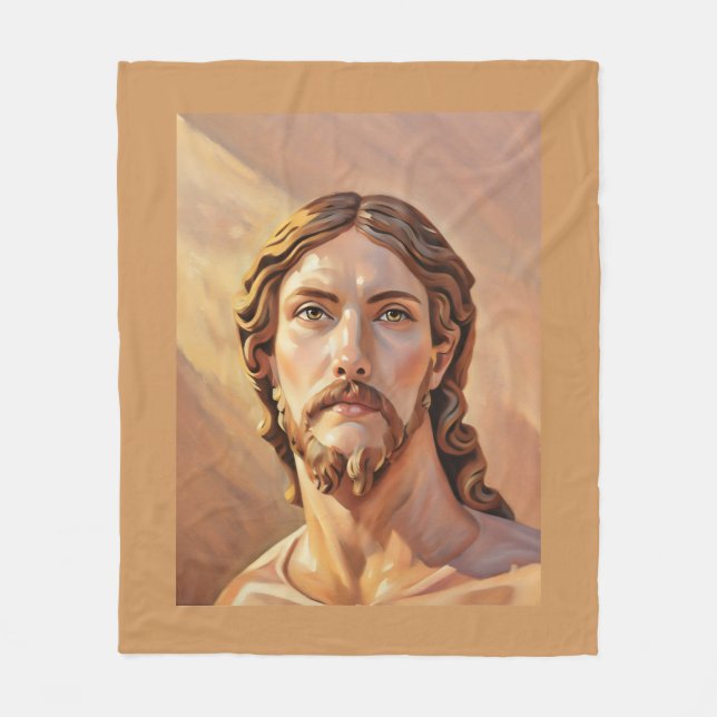BÜSTE CHRISTUS DES ERLÖSERS von MICHELANGELO 2026 Fleecedecke (Vorderseite)