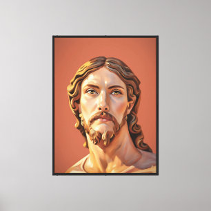 BÜSTE CHRISTUS DES ERLÖSERS von MICHELANGELO 2026_ Leinwanddruck