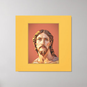 BÜSTE CHRISTUS DES ERLÖSERS von MICHELANGELO 2026_ Leinwanddruck