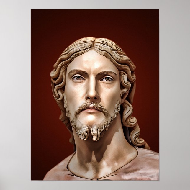 BÜSTE CHRISTUS DES ERLÖSERS von MICHELANGELO 2026_ Poster (Vorne)