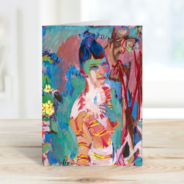 Büste eines farbigen Mädchens | Albert Müller Karte (Von Creator hochgeladen)