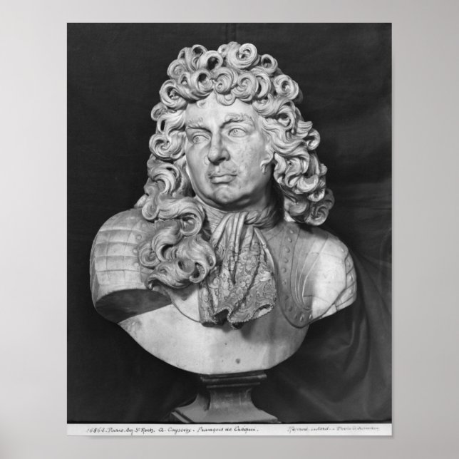 Büste Francois de Crequy, c.1690 Poster (Vorne)