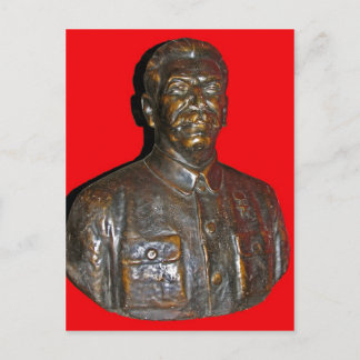 Büste Stalins Postkarte