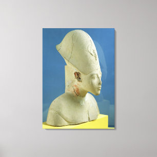 Büste von Amenophis IV von Tell el-Amarna Leinwanddruck