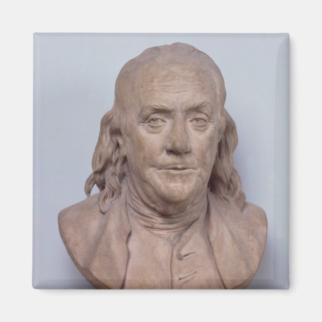 Büste von Benjamin Franklin 1778 Magnet (Vorne)
