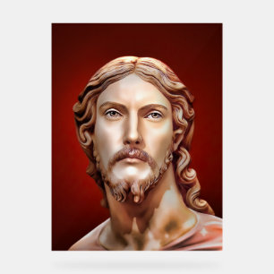 BUSTE VON CHRISTUS DEM ERLÖSER von MICHELANGELO 20 Acrylschild
