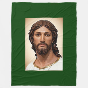 BUSTE VON CHRISTUS DEM ERLÖSER von MICHELANGELO 20 Fleecedecke