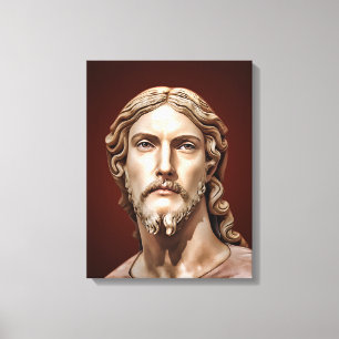 BUSTE VON CHRISTUS DEM ERLÖSER von MICHELANGELO 20 Leinwanddruck