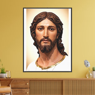 BUSTE VON CHRISTUS DEM ERLÖSER von MICHELANGELO 20 Leinwanddruck