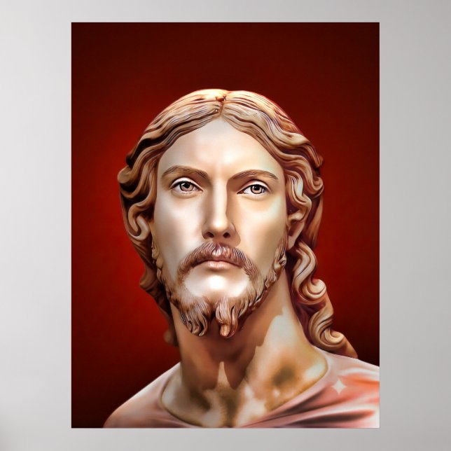 BUSTE VON CHRISTUS DEM ERLÖSER von MICHELANGELO 20 Poster (Vorne)