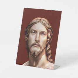BUSTE VON CHRISTUS DEM ERLÖSER von MICHELANGELO 20 Sockelschild