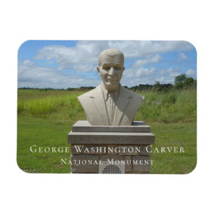 Büste von George Washington Carver, Carver Trail Magnet