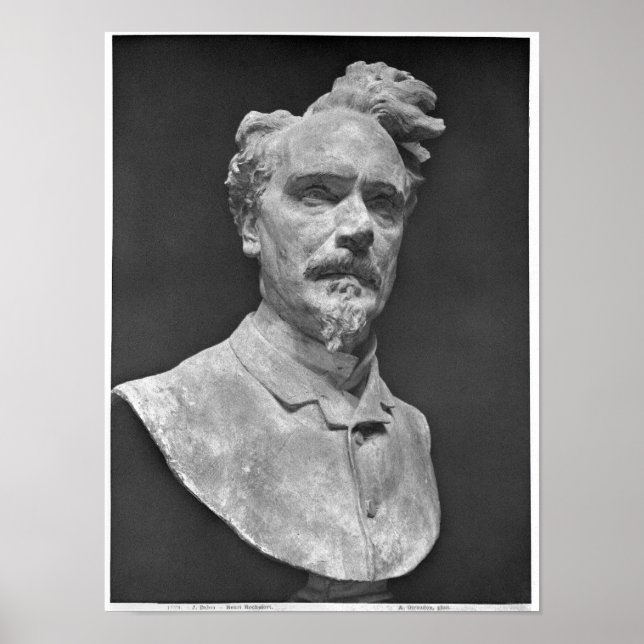 Büste von Henri Rochefort Poster (Vorne)