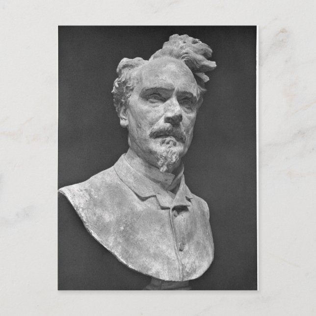 Büste von Henri Rochefort Postkarte (Vorderseite)