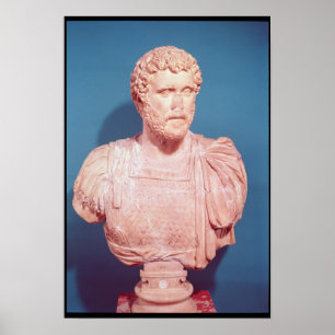Büste von Kaiser Antoninus Pius Poster