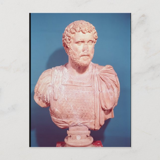 Büste von Kaiser Antoninus Pius Postkarte (Vorderseite)