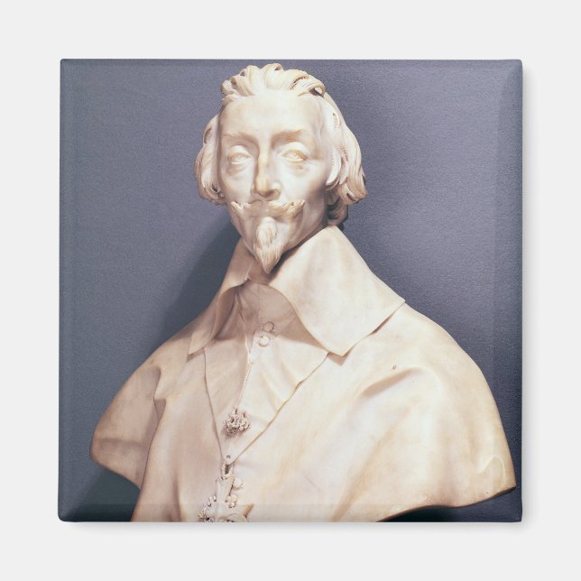 Büste von Kardinal Richelieu c.1642 Magnet (Vorne)