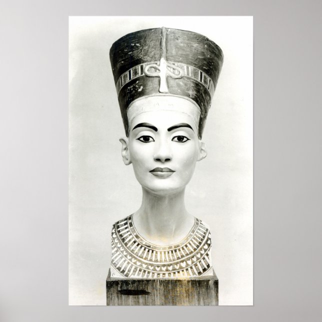 Büste von Königin Nefertiti Poster (Vorne)