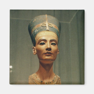 Büste von Königin Nefertiti, Vorderansicht Magnet
