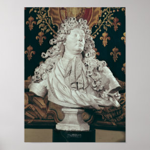 Büste von Louis XIV 1686 Poster