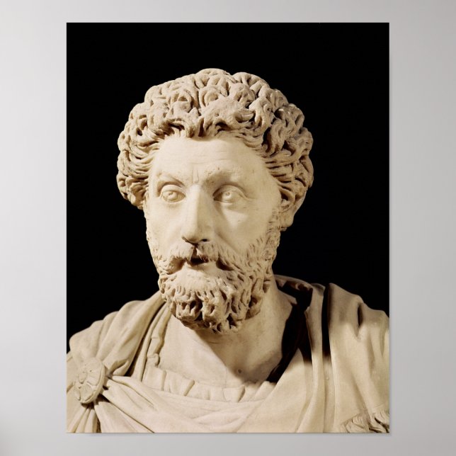 Büste von Marcus Aurelius Poster (Vorne)