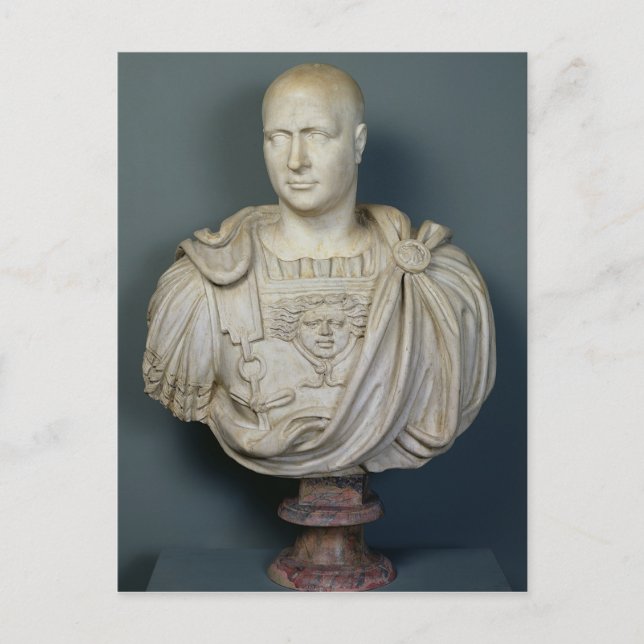Büste von Publius Cornelius Scipio 'Africanus' Postkarte (Vorderseite)