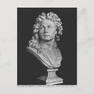 Büste von Robert de Cotte, 1707 Postkarte