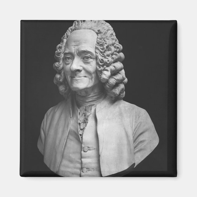 Büste von Voltaire Magnet (Vorne)