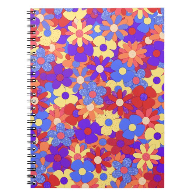 Bustling Bouquet Notebook Notizblock (Vorderseite)
