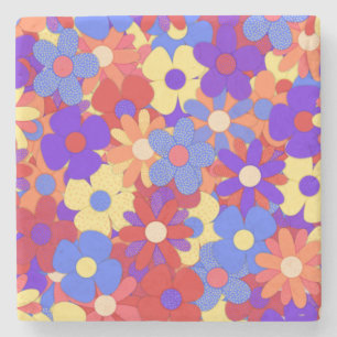 Bustling Bouquet Stone Untersetzer