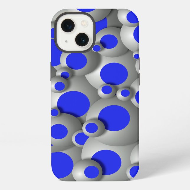 Bustling Bubbles Royal Blue Case-Mate iPhone-Hülle iPhone Hülle (Rückseite)