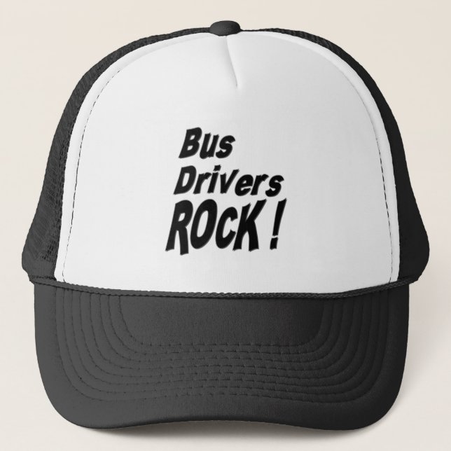 Bustreiber-Felsen! Hut Truckerkappe (Vorderseite)