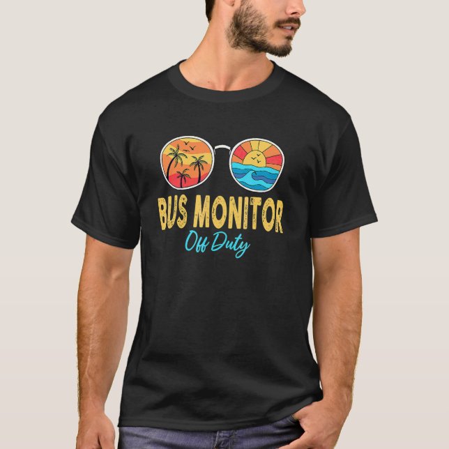 Busüberwachung der Sonnenbrille am letzten Schulta T-Shirt (Vorderseite)