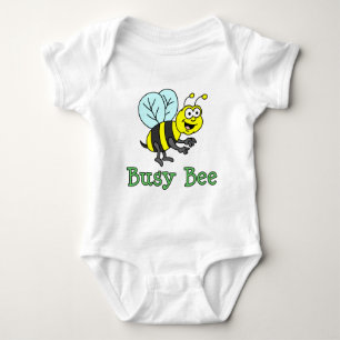 Busy Bee Cartoon Baby Strampler