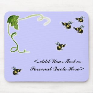 Busy Bumble Bee Mousepad