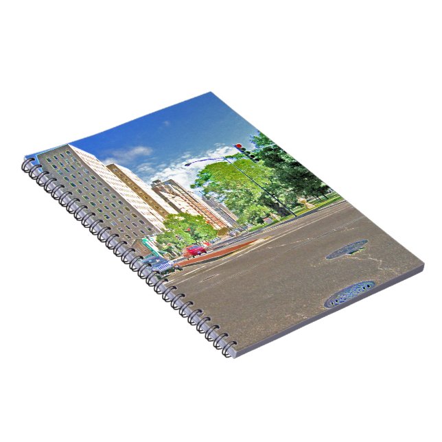 Busy Chicago Afternoon Notizblock (Rechte Seite)