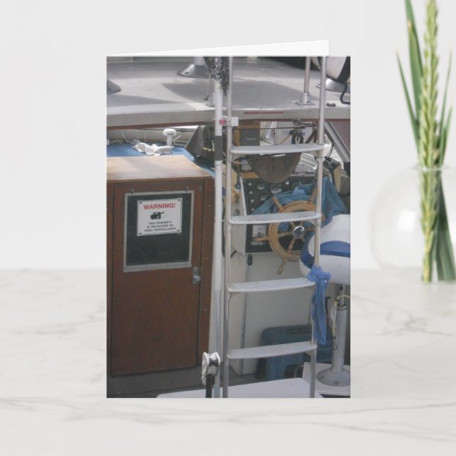 "Busy Duluth Fishing Boat" erhält Well Card Karte (Vorderseite)