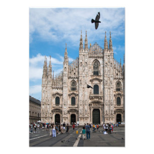 Busy Duomo Di Milano Fotodruck