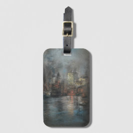 Busy Harbour (von Glenn Cooper Henshaw) Gepäckanhänger