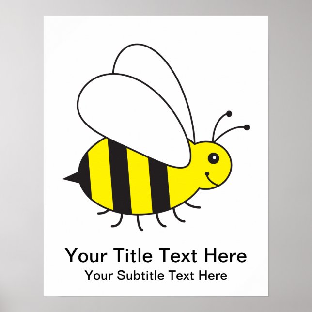 Busy Little Bumble Bee Poster (Vorne)