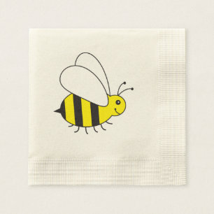 Busy Little Bumble Bee Serviette