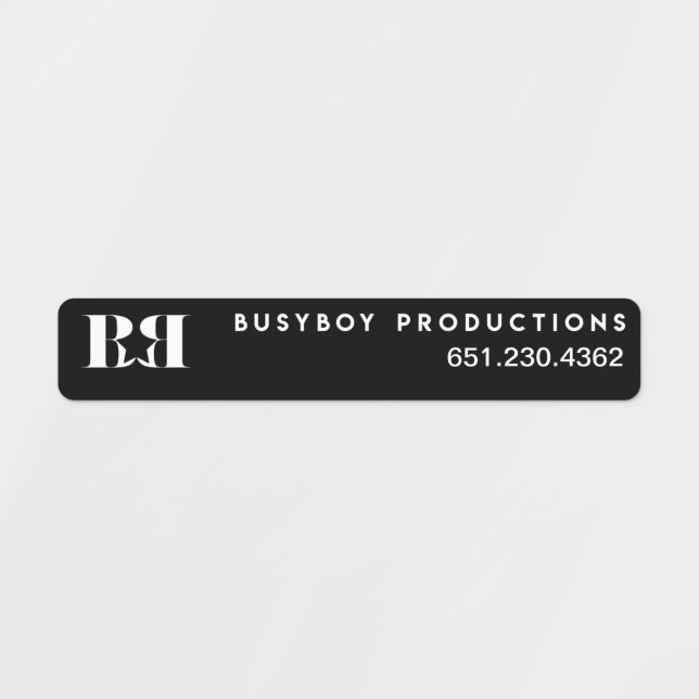 BusyBoy Productions Gear Labels Etiketten (Design 4)