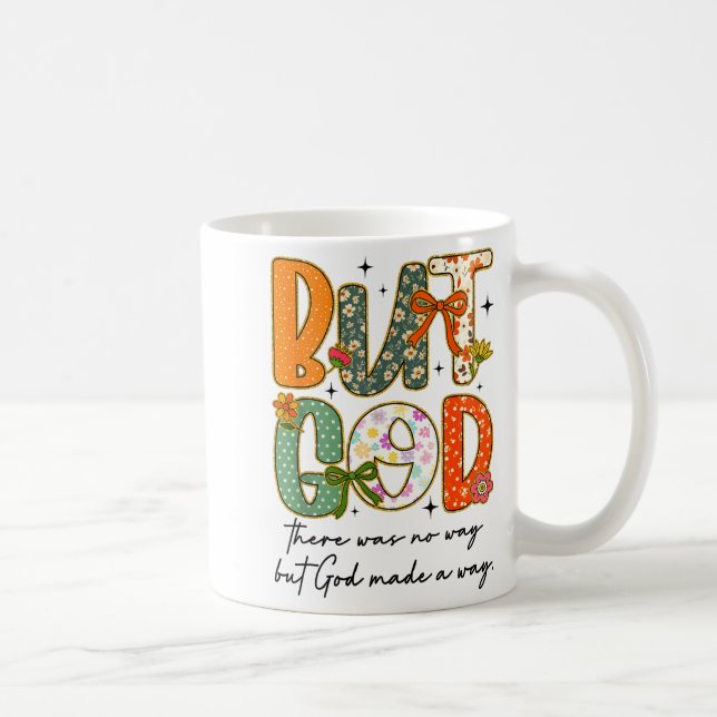 But God Christian Autumn Thankful Coquette Bow Tha Kaffeetasse (Rechts)