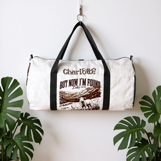 But Now I'm Found Sheep Duffle Bag (Von Creator hochgeladen)