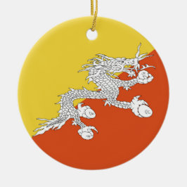 Butane-Flagge Keramik Ornament