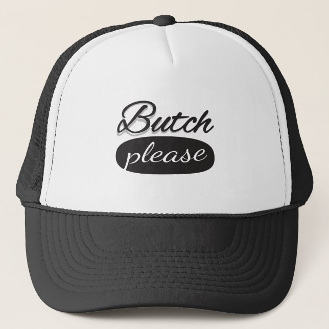 Butch bitte truckerkappe (Vorderseite)