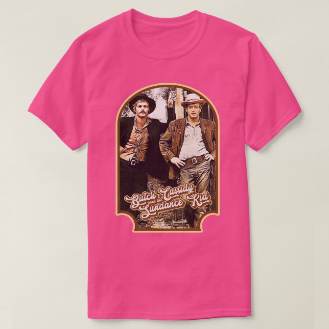 Butch Cassidy and the Sundance Kid T-Shirt (Design vorne)