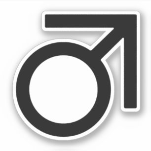 Butch Gender Symbol Aufkleber