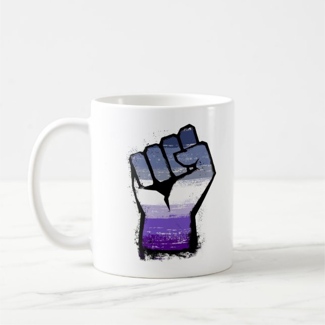 Butch-Lesben-Stolzfaust Kaffeetasse (Links)
