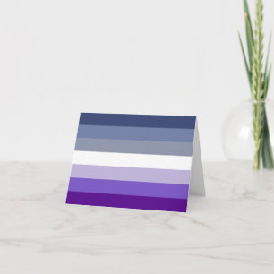 Butch-Lesben-Stolzflagge Feiertagskarte